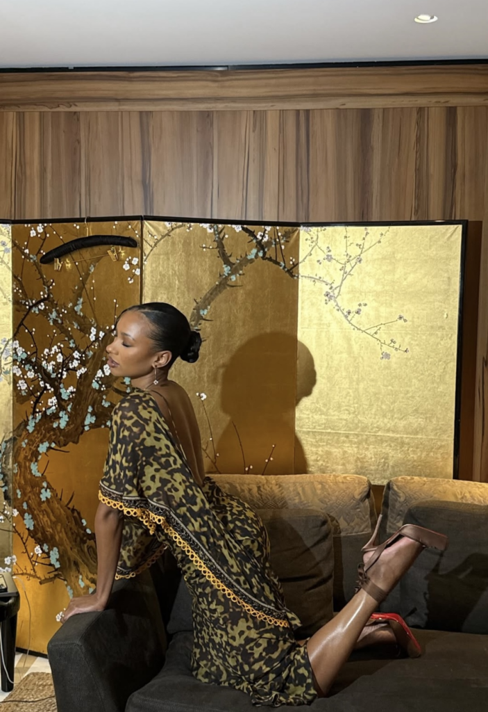 Temi Ajibade & Mr Eazi at Christian Louboutin SS26 Show