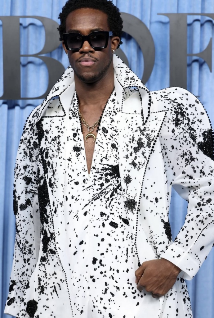 Wisdom Kaye at the Business of Fashion (BOF) gala