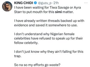Can You Evolve Past Your Digital Footprint? Singer Simi’s Tweets Debated